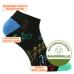 Fahrrad Sneakersocken Radsport Motiv Baumwolle - 2