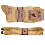 Alpaka-Merino-Wolle Socken Ringel-Trend - 11
