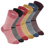 Alpaka-Merino-Wolle Socken Ringel-Trend - 7