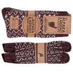 Alpaka-Merino-Wolle Socken Folklore-Trend - 17