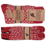 Alpaka-Merino-Wolle Socken Folklore-Trend - 11