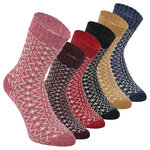 Alpaka-Merino-Wolle Socken Folklore-Trend - 1