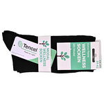 Holz-Socken Tencel-Modal ohne Gummidruck schwarz - 2