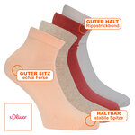 Kurz-Socken s.Oliver rost-apricot-beige-mix - 2