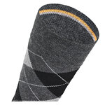 Herrensocken ohne Gummidruck Argyle Karo Muster Camano anthrazit - 3