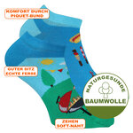 BBQ Grillfest Sneakersocken Bambus - 2