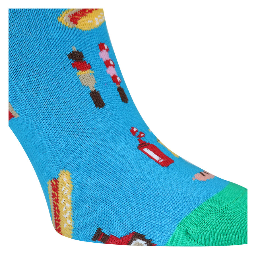 BBQ Grillfest Sneakersocken Bambus - 9