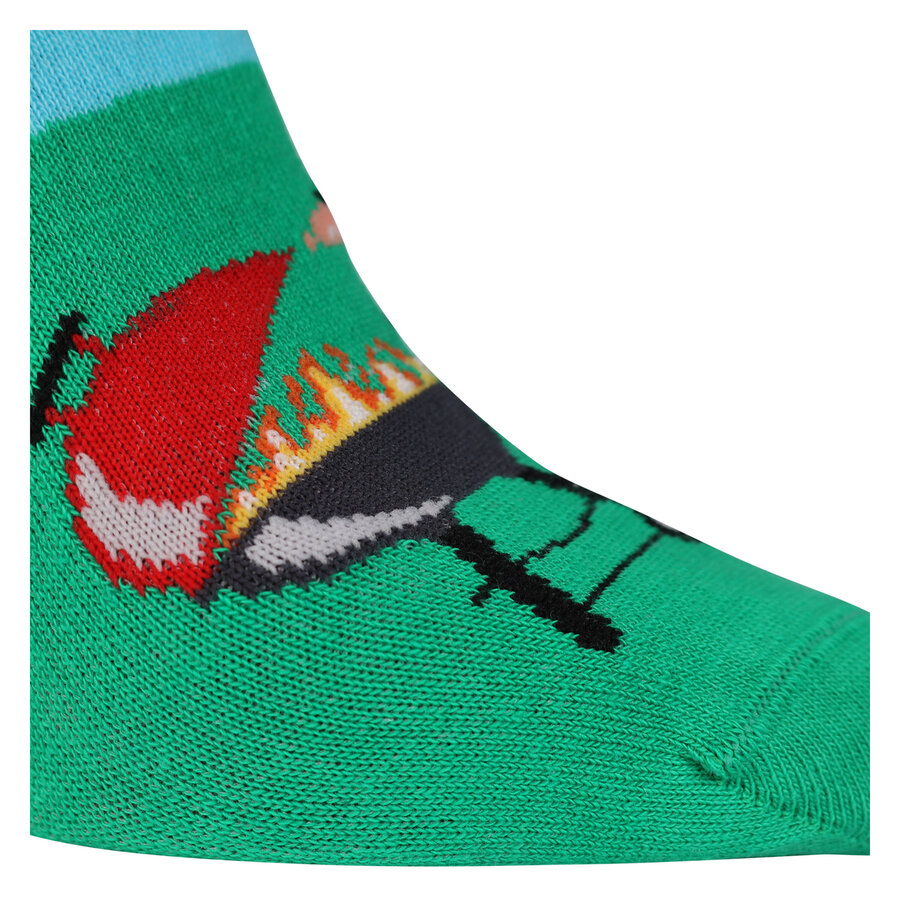 BBQ Grillfest Sneakersocken Bambus - 11