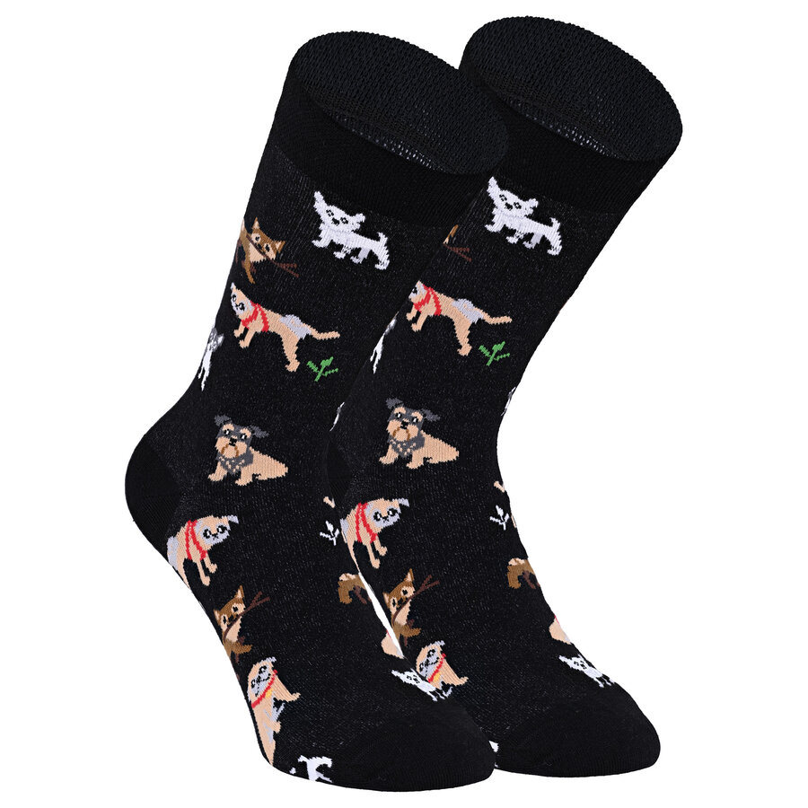 Hunde Motivsocken lustige Kläffer Baumwolle