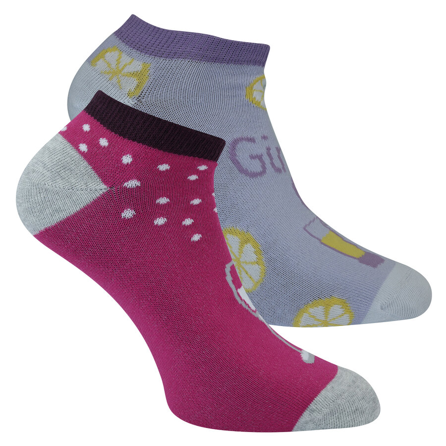 Damen-Sneakersocken Gin Tonic Cocktail