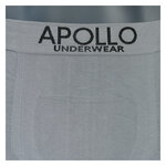 Herren Boxershorts nahtlos Baumwolle Apollo grau schwarz mix - 17