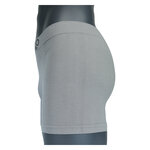 Herren Boxershorts nahtlos Baumwolle Apollo grau schwarz mix - 15