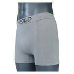 Herren Boxershorts nahtlos Baumwolle Apollo grau schwarz mix - 14