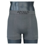 Herren Boxershorts nahtlos Baumwolle Apollo grau schwarz mix - 9