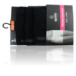 Damen-Hipster-Slips nahtlos Baumwolle Apollo schwarz - 2
