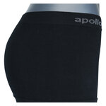 Damen-Hipster-Slips nahtlos Baumwolle Apollo schwarz - 7