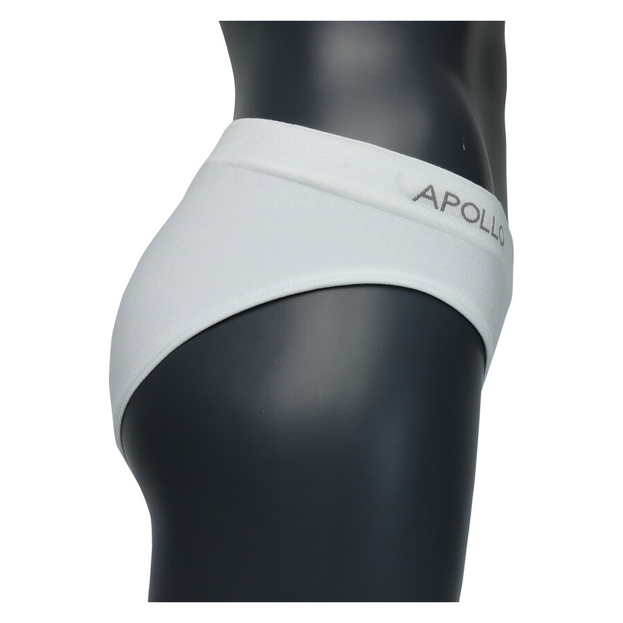 Damen Slips nahtlos Baumwolle Apollo weiß - 5