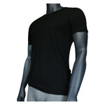 Herren Bambus T-Shirts V-Ausschnitt Apollo schwarz - 4