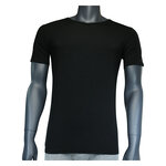 Herren Bambus T-Shirts V-Ausschnitt Apollo schwarz - 3