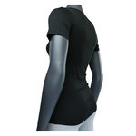 Damen Bambus T-Shirts Rundhals-Ausschnitt Apollo schwarz - 4