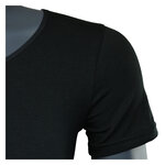 Damen Bambus T-Shirts Rundhals-Ausschnitt Apollo schwarz - 6