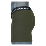 Herren Bambus Boxershorts Apollo grau-oliv-mix - 16