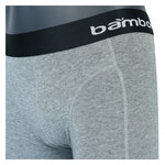 Herren Bambus Boxershorts Apollo grau-oliv-mix - 12