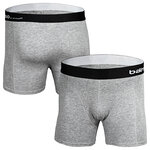 Herren Bambus Boxershorts Apollo grau-oliv-mix - 4