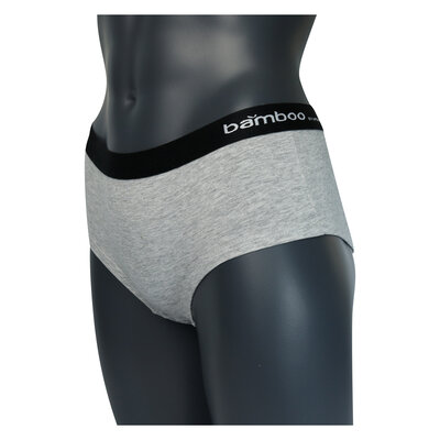 Damen Bambus Panty Slips Apollo grau-melange