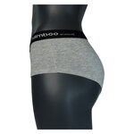 Damen Bambus Panty Slips Apollo grau-melange - 5