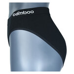 Damen Bambus Hüftslips nahtlos Apollo schwarz - 6