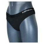 Damen Bambus Tanga Slips Apollo schwarz - 1