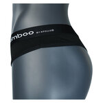 Damen Bambus Tanga Slips Apollo schwarz - 5