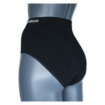 Bambus Damen-Slips hoch tailliert nahtlos Apollo schwarz - 6