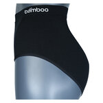 Bambus Damen-Slips hoch tailliert nahtlos Apollo schwarz - 7