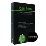 Bambus Damen-Slips hoch tailliert nahtlos Apollo schwarz - 2