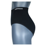 Bambus Damen-Slips hoch tailliert nahtlos Apollo schwarz - 5