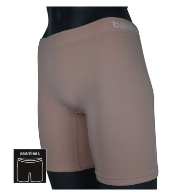 Damen Bambus Langbein Slips nahtlos Apollo hautfarben beige