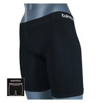 Damen Bambus Langbein Slips nahtlos Apollo schwarz - 1