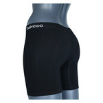 Damen Bambus Langbein Slips nahtlos Apollo schwarz - 6