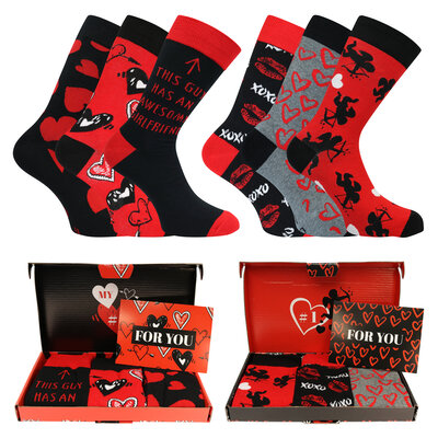 Love is Herrensocken in Geschenkschachtel Apollo