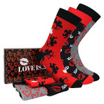 Love is Herrensocken in Geschenkschachtel Apollo - 8
