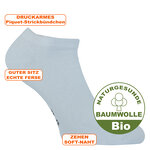 Sneakersocken BIO-Baumwolle Apollo weiß - 2