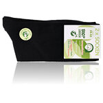 GOTS Bio Baumwoll-Socken -save the world- schwarz - 3