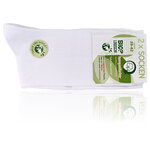 GOTS Bio Socken -save the world- weiß - 3