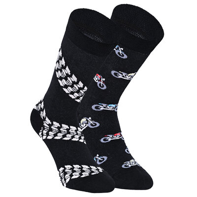 Motorrad Biker Motivsocken nicht lustig