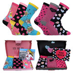 Super-Mama Damensocken Best Mom Ever Geschenkbox Apollo - 1