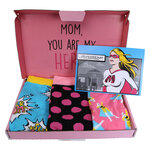 Super-Mama Damensocken Best Mom Ever Geschenkbox Apollo - 7