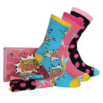 Super-Mama Damensocken Best Mom Ever Geschenkbox Apollo - 6