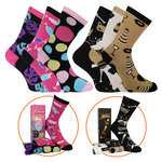 Cocktail-Champagner-Freundin Damensocken in Geschenkbox Apollo - 1